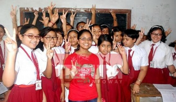 TBSE Madhyamik results declared: Srestha Deb tops board examination, Sishu Bihar School rejoice the victory of the topper girl